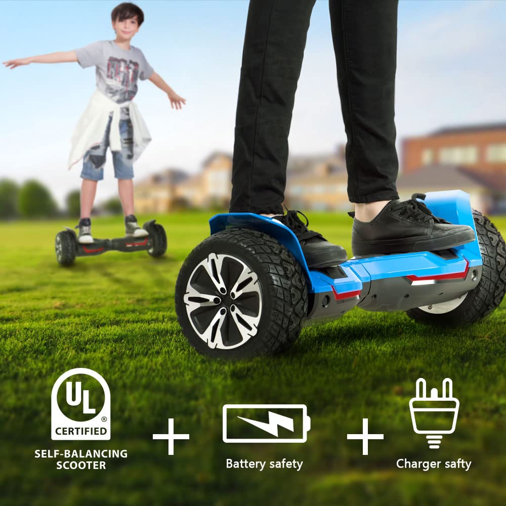 Gyroor Warrior G2 8.5"Off Road SelfBalancing Scooter for Kids Adults, Black