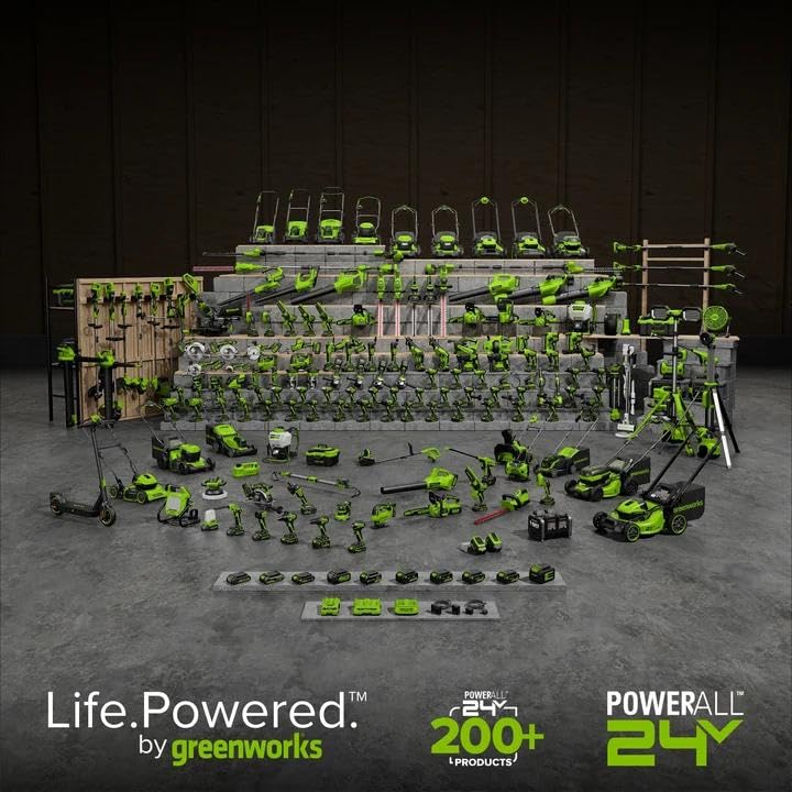 Greenworks 48V (24V x 2) 17in Mower/Blower/Trimmer Kit/ Battery Kit
