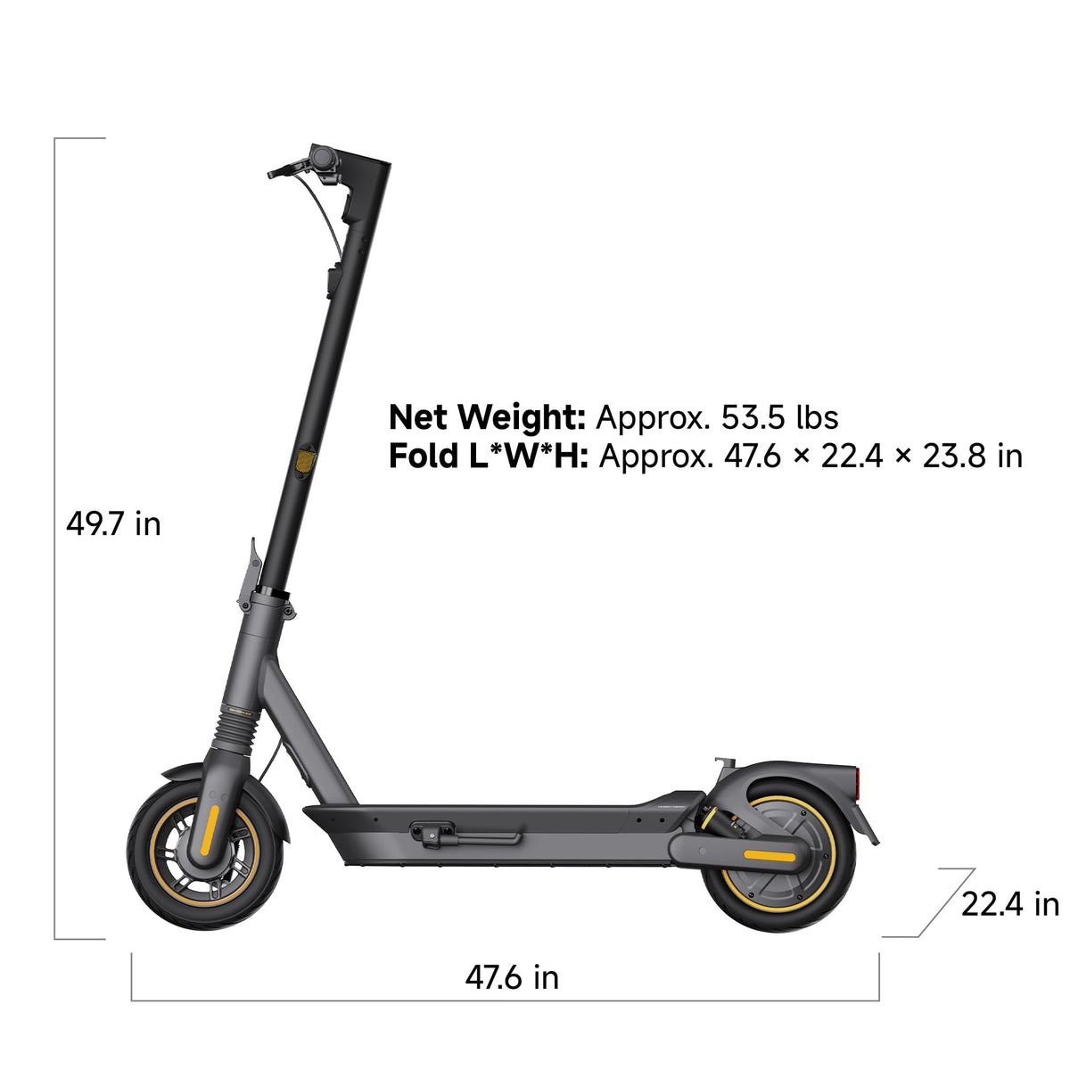 Segway Ninebot MAX G2 Electric KickScooter, Power by 1000W Motor, Up to 43 Miles Range and 22MPH, w/t 10-inch Tires , Dual Brakes & Suspension, Electric Scooter for Adults, UL-2272 Certified