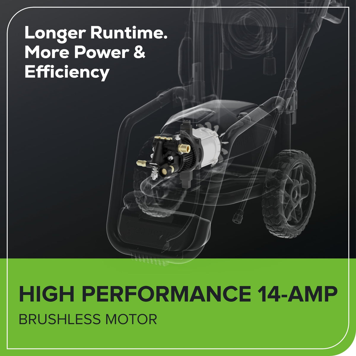 Greenworks 3000 PSI (2.0 GPM Max) Brushless Electric Pressure Washer