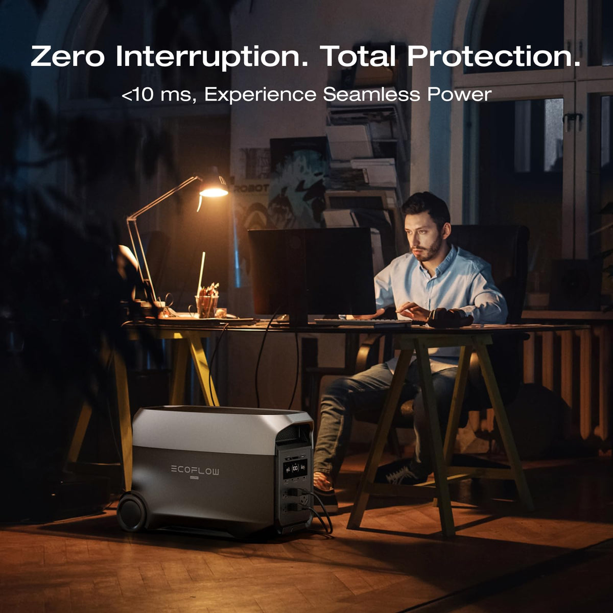 EF ECOFLOW Delta 3 Ultra 3072Wh Portable Power Station, 3600W AC Output