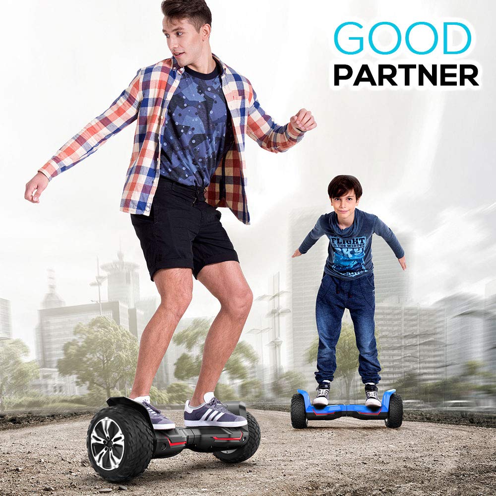 Gyroor Warrior G2 8.5"Off Road SelfBalancing Scooter for Kids Adults, Black