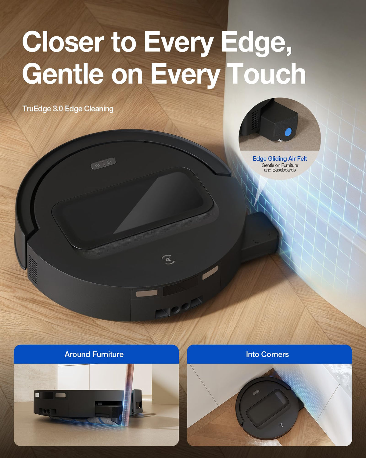 ECOVACS DEEBOT T90 MAX Plus Robot Vacuum with OZMO Roller 3.0, 40000Pa