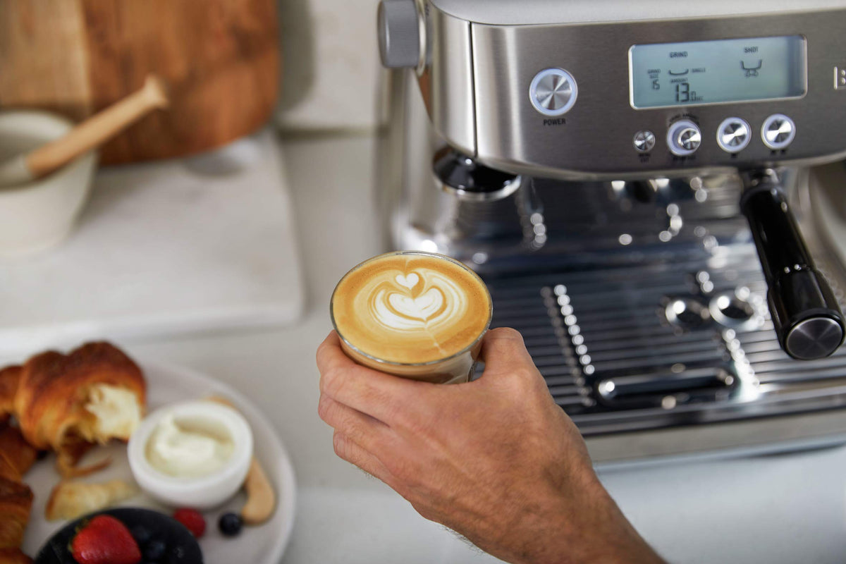 Breville BES878BSS Barista Pro Espresso Machine, Brushed Stainless Steel