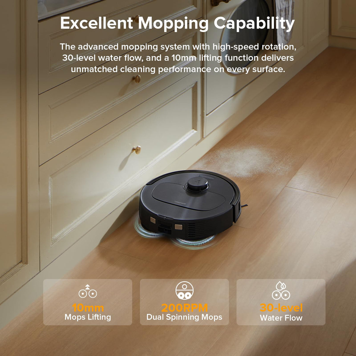 roborock Qrevo Series Robot Vacuum and Mop, Upgraded from Qrevo S