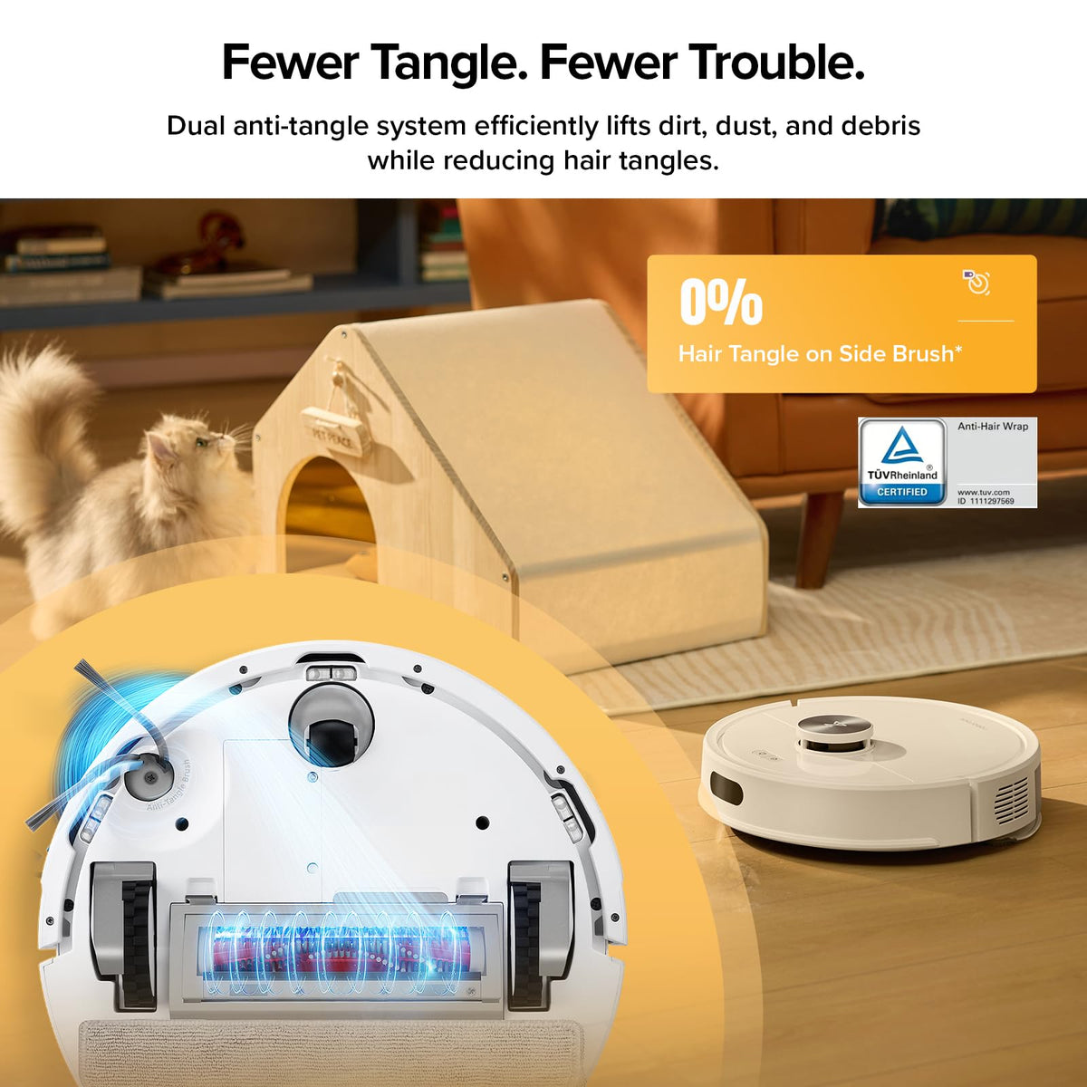 roborock Q7 M5+ Robot Vacuum and Mop, Up to 7-9 Weeks Self-Empty, 10000Pa