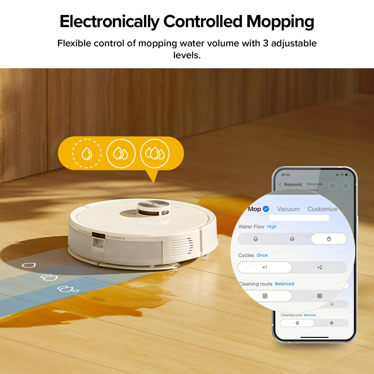 roborock Q7 M5+ Robot Vacuum and Mop, Up to 7-9 Weeks Self-Empty, 10000Pa