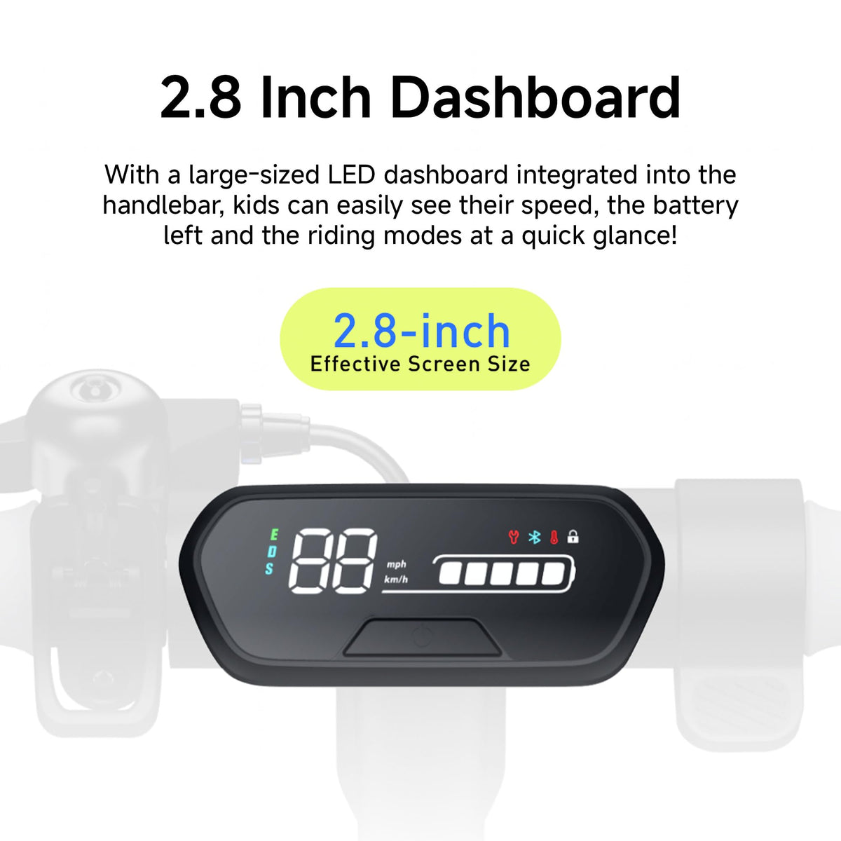 Segway C2 Pro Kids Electric Scooter for Ages 9+, UL Certified