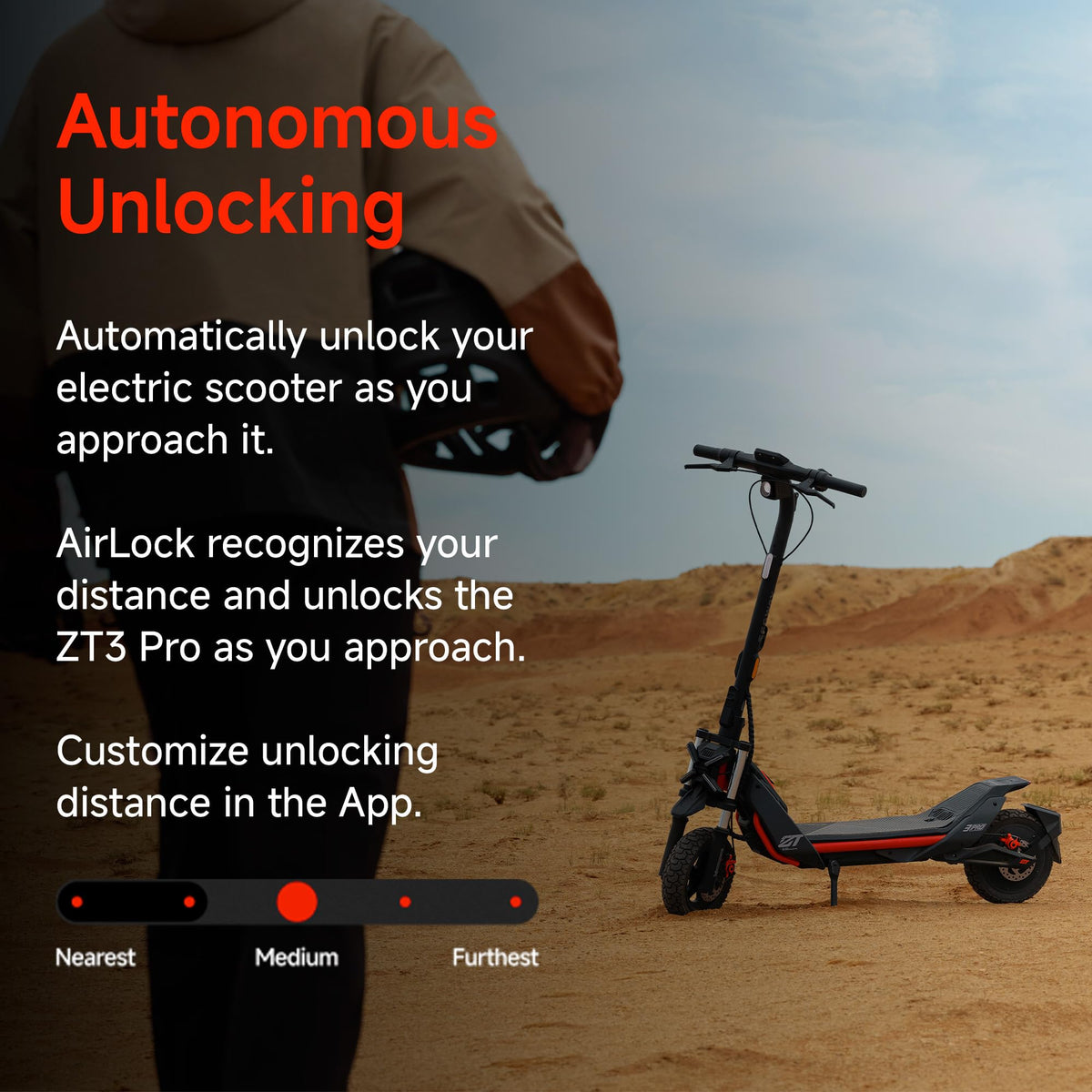 Segway ZT3 Pro Electric Scooter, Up to 24.9 MPH, 43.5-Mile Range