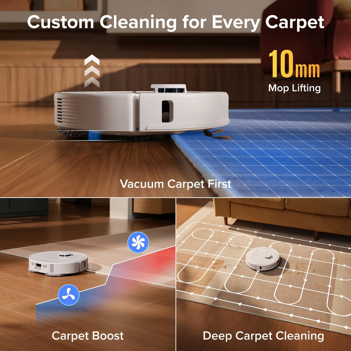 roborock 2026 New Qrevo S Pro Robot Vacuum and Mop, 18,500Pa Suction