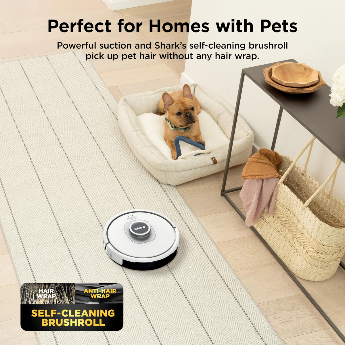 Shark AI Ultra Robot Vacuum, 60-Day Self-Emptying Base, Black, AV2511AE
