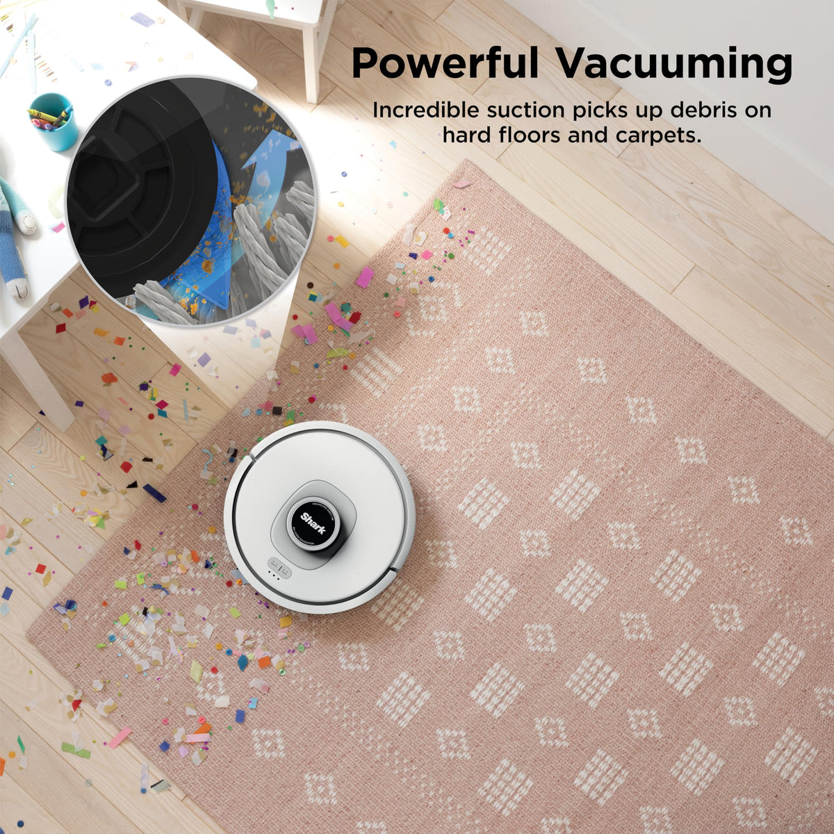 Shark AI Ultra Robot Vacuum, 60-Day Self-Emptying Base, Black, AV2511AE