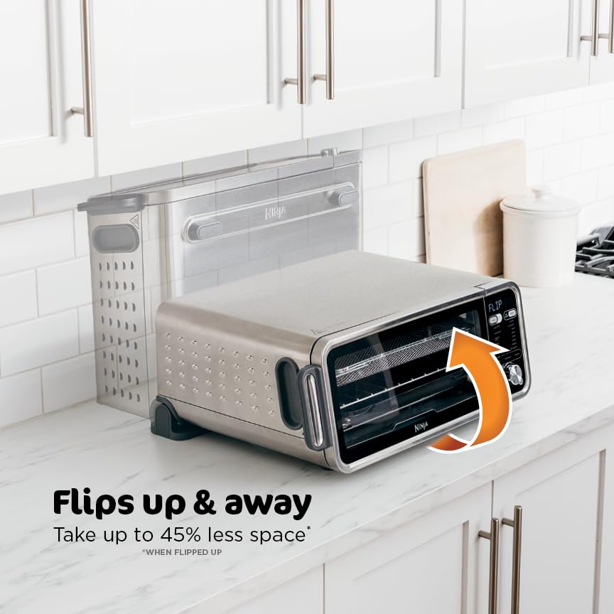 Ninja Foodi Smart Dual Heat Air Fry Oven, 13-in-1, Silver, SP351