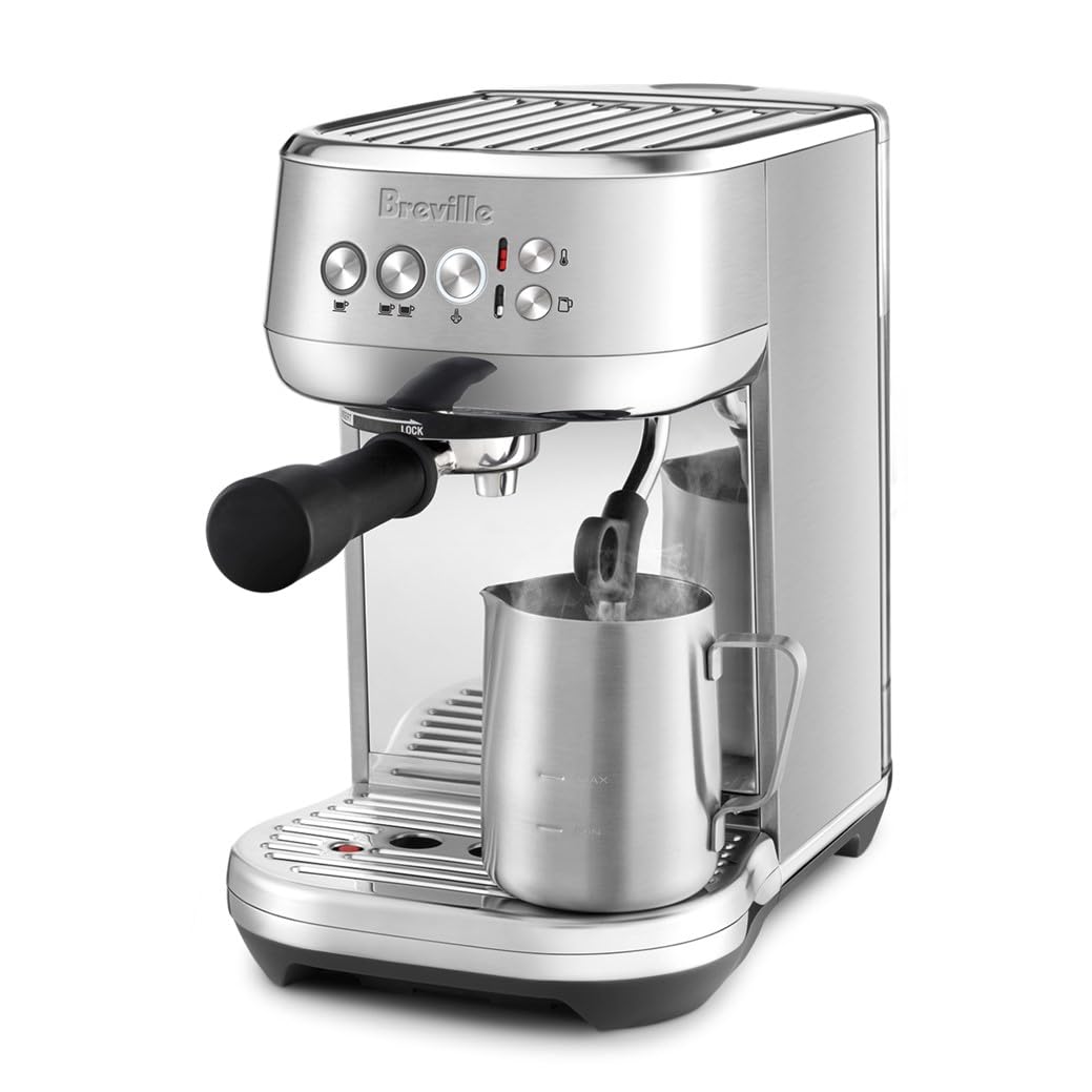 Breville BES500BSS Bambino Plus Espresso Machine, Brushed Stainless Steel