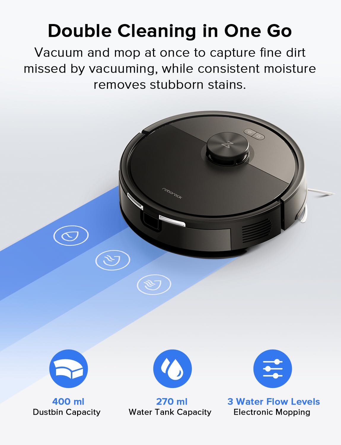 roborock Q7 L5 Robot Vacuum and Mop Combo, 8,000Pa Suction