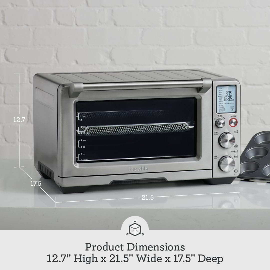 Breville BOV900BTR Smart Oven Air Fryer Pro, Black Truffle