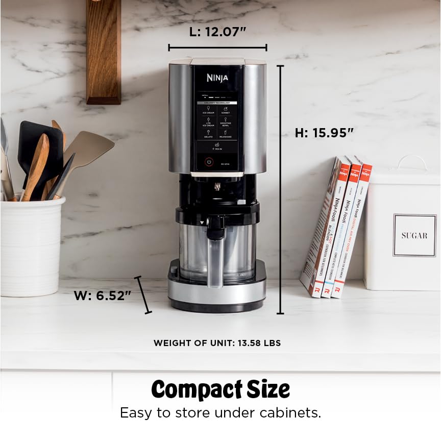 Ninja® CREAMi® 7-in-1 Ice Cream Maker, Ice Cream, Gelato and more, NC301