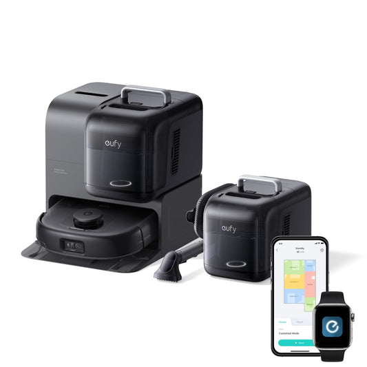 eufy E28 Robot Vacuum and Mop, 20,000 Pa, Portable Carpet Cleaning