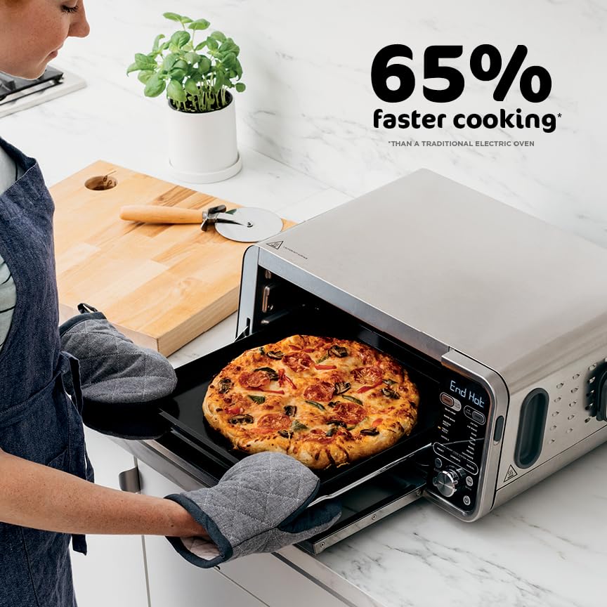 Ninja Foodi Smart Dual Heat Air Fry Oven, 13-in-1, Silver, SP351