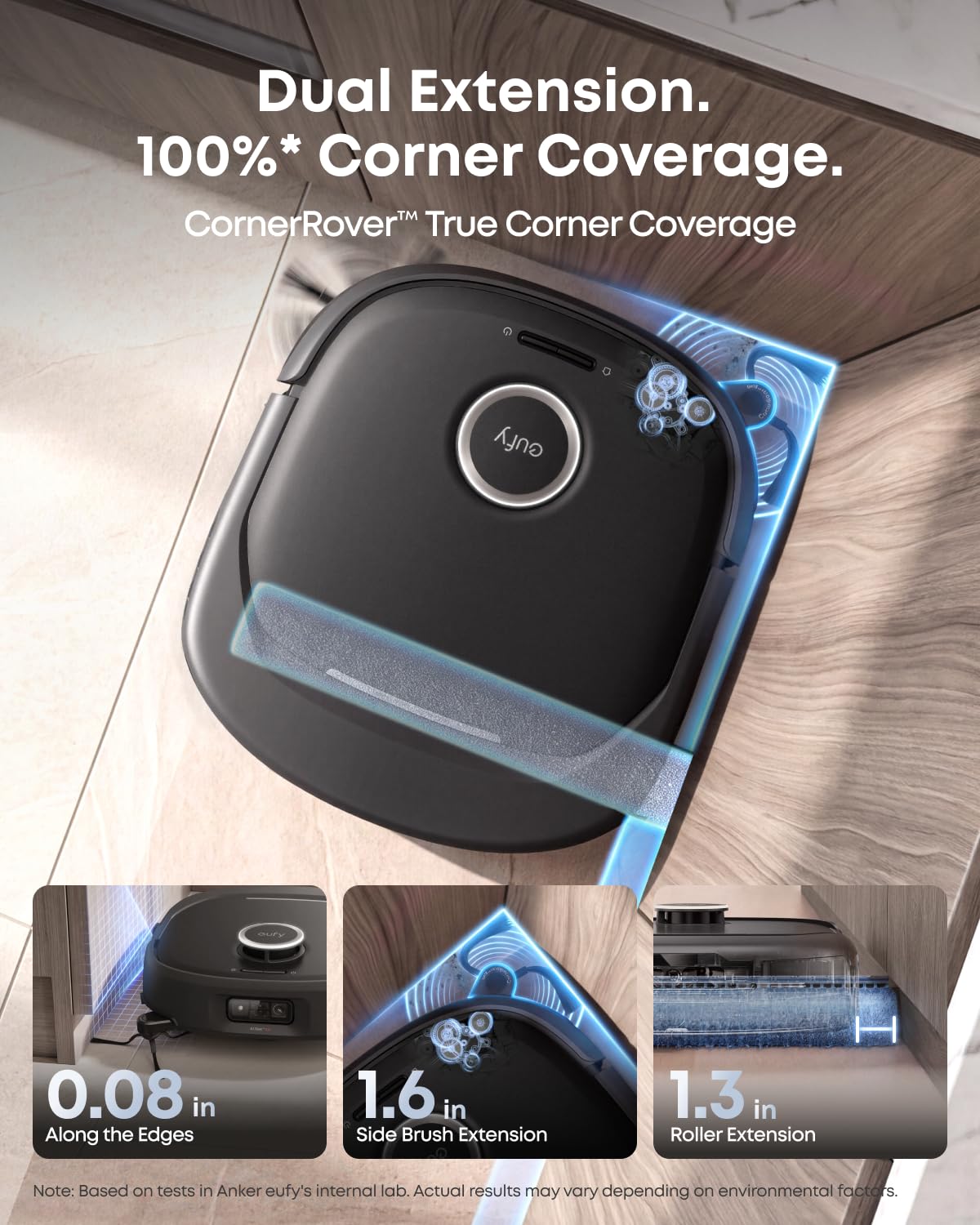 eufy Omni E35 Robot Vacuum and Mop Combo, Baby-Grade Clean, 35,000 Pa