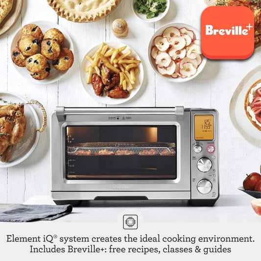 Breville BOV900BTR Smart Oven Air Fryer Pro, Black Truffle