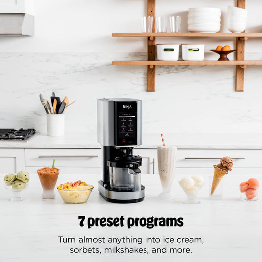 Ninja® CREAMi® 7-in-1 Ice Cream Maker, Ice Cream, Gelato and more, NC301