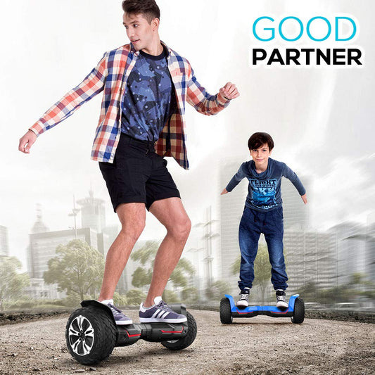 Gyroor Warrior G2 8.5"Off Road SelfBalancing Scooter for Kids Adults, Black