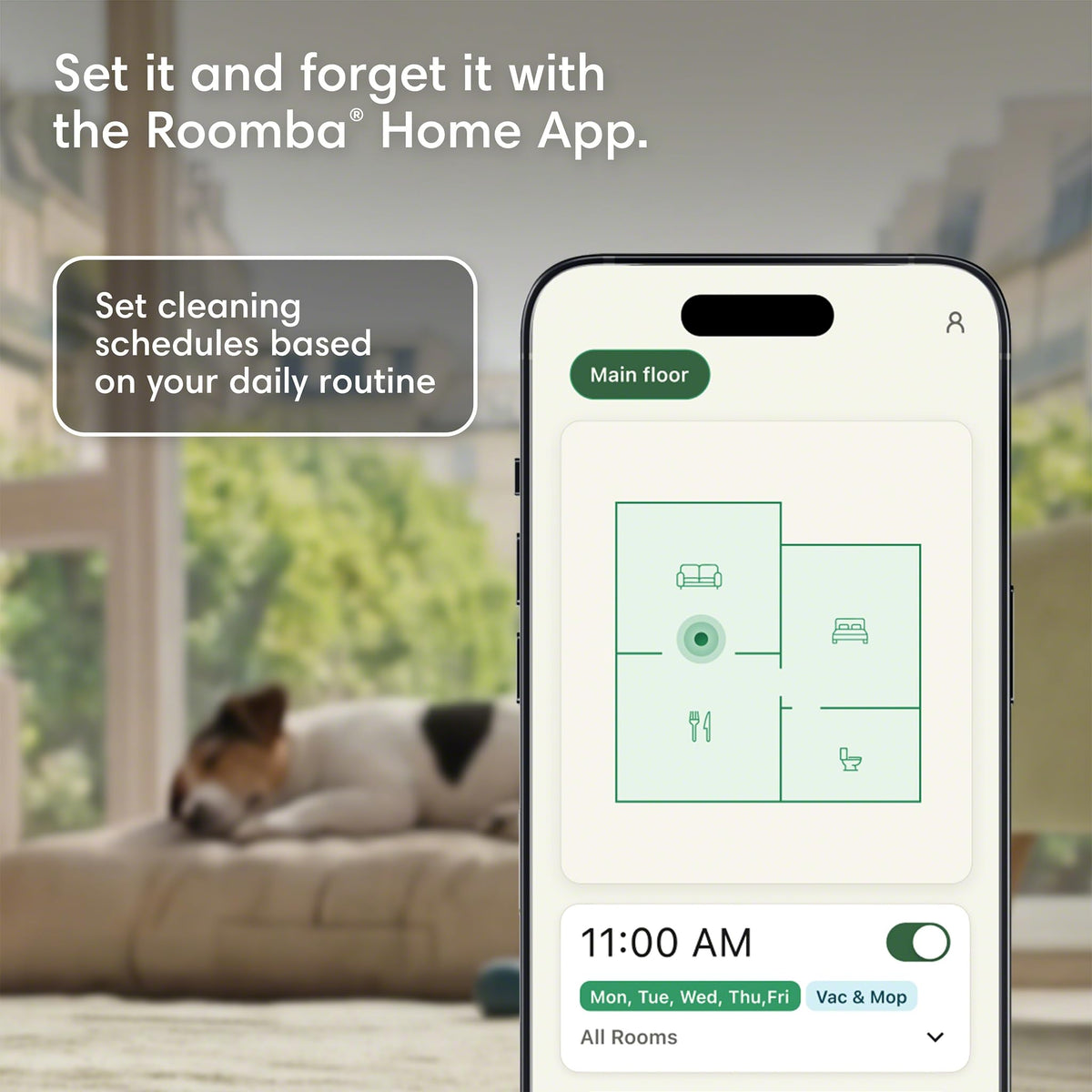 iRobot Roomba 415X Robot Vacuum & Mop Combo, 20,000Pa, 90 Days Self-Emptying, Multifunction Dock Self-Cleaning & Hot Dry, Smart Obstacle Avoidance, Lifting Spinning Mops, Ideal for Pet Hair