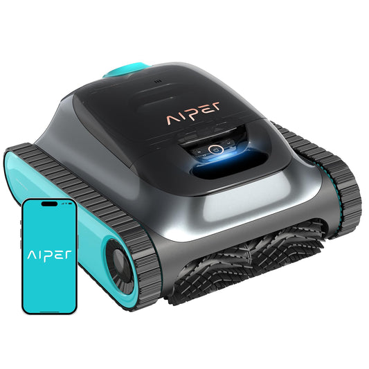 Aiper Scuba S1 2026 Robotic Pool Cleaner,Floor/Wall/Waterline/Shallow Area Cleaning, Double Filtration, Adaptive Navigation, High-Precision Sensors, App Support-Teal