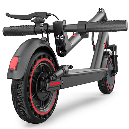 Maxshot Electric Scooter, 8.5" /10" /14" Tire, 16/19/22 Mph Top Speed, 12/16/21/27/28/49/50 Miles Long Range, Folding Escooter for Adults and Kids with Seat Bag, Dual Braking, Dual Suspension, App