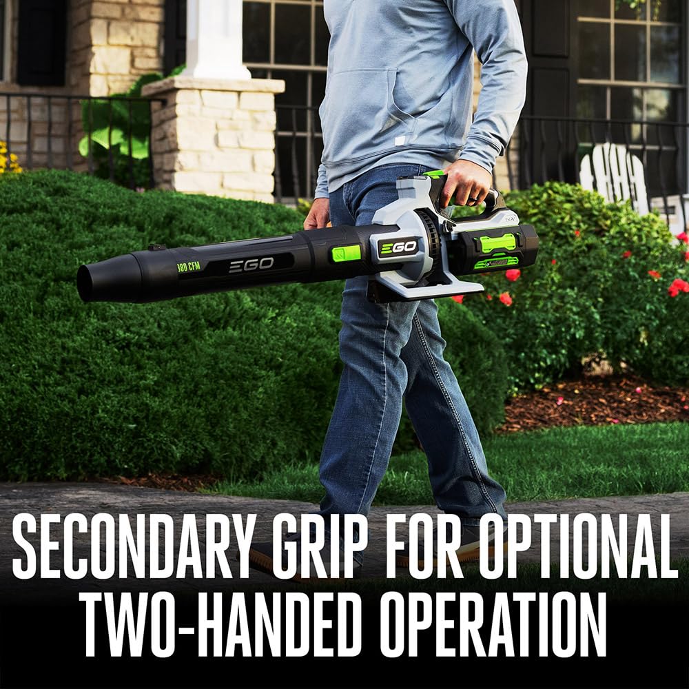 EGO Power+ Cordless Electric Leaf Blower, 880 CFM, Two Batteries - LB8803-2