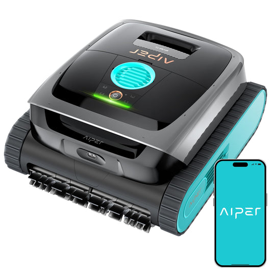 Aiper Scuba S3 Robotic Pool Cleaner with Auto-Parking & Alerts, Azure