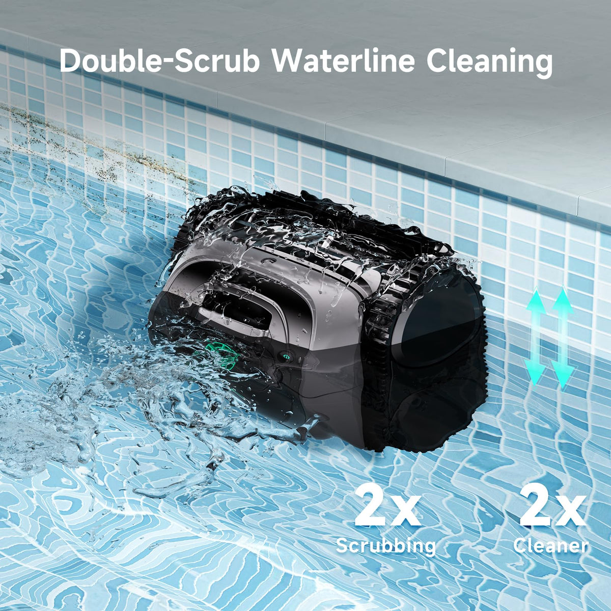 WYBOT C1 Cordless Robotic Pool Vacuum for Inground Pools, Professional