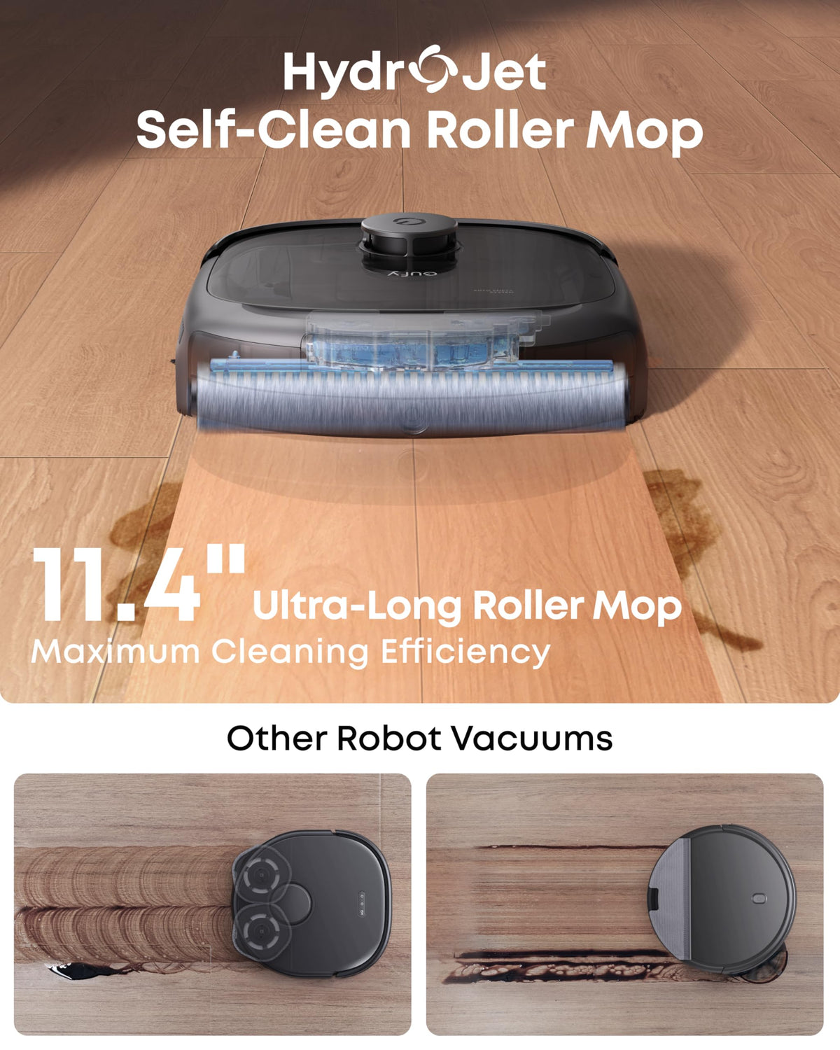 eufy E28 Robot Vacuum and Mop, 20,000 Pa, Portable Carpet Cleaning